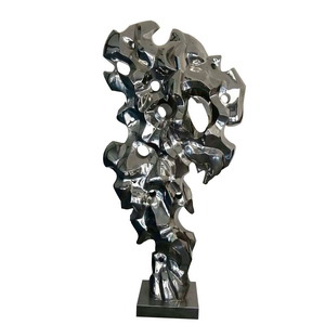Stainless steel garden sculpture